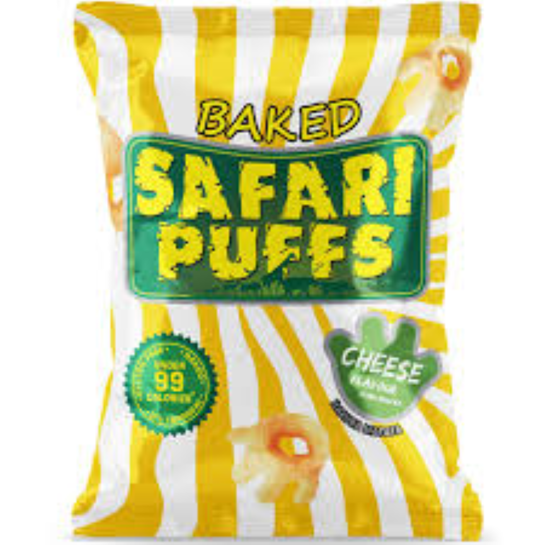 SAFARI PUFFS CHEESE 18G
